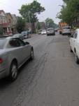 Cyclists squeeze on Lansdowne