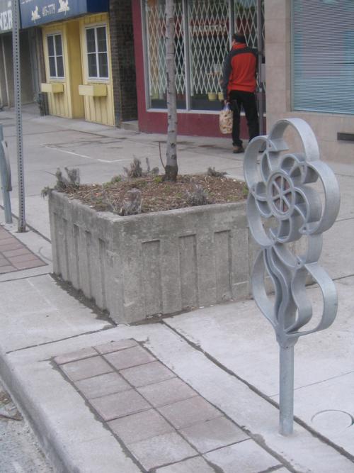 Flower Bike Rack