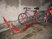 Destroyed bikes at Islington
