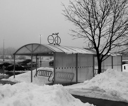 GO Transit Bike shelter 