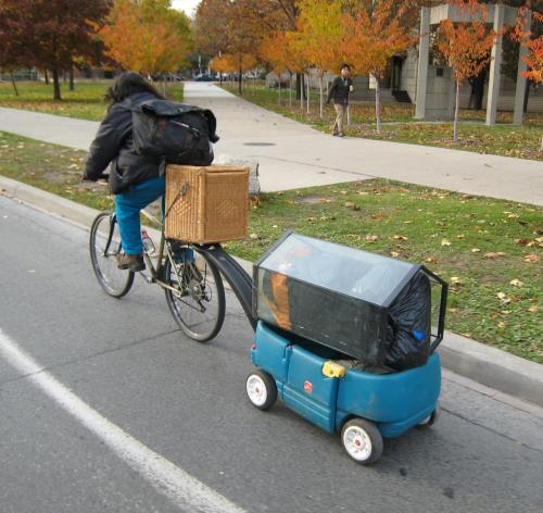 Bike Trailer on Harbord St.