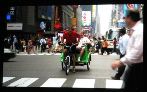 Pedicabs in New York City