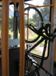 Bike hanger on streetcar