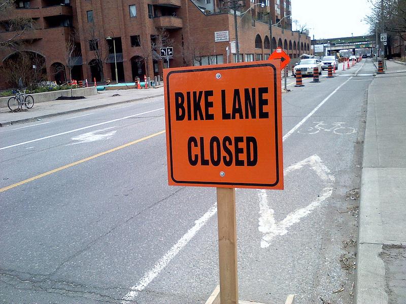 Bike Lane Closed by Tino