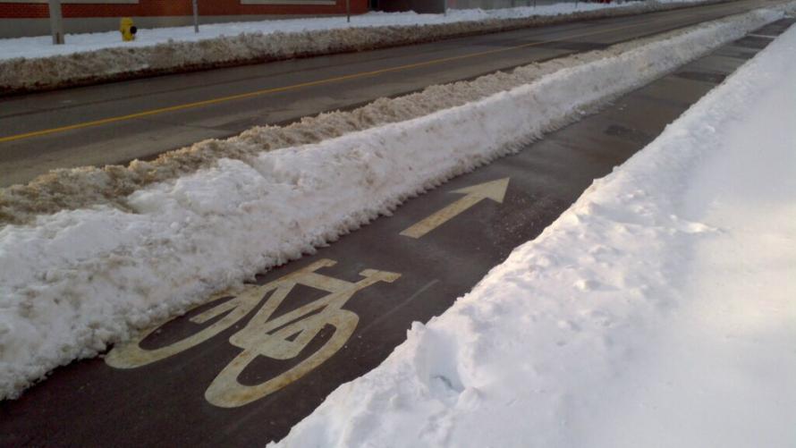 Snow cleared on Sherbourne